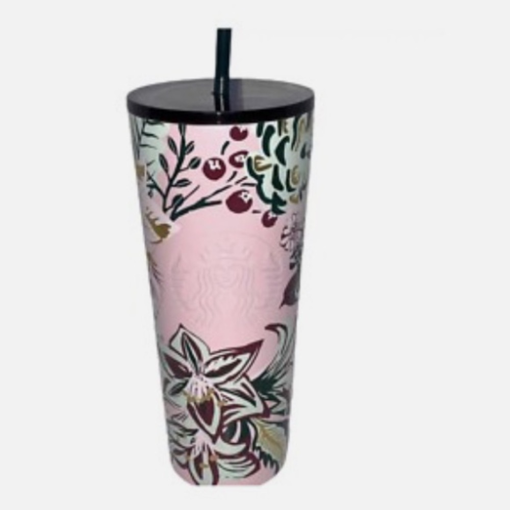 Like new Starbucks Enchanted Forest Glitter Stainless Steel Tumbler Cold Cup
